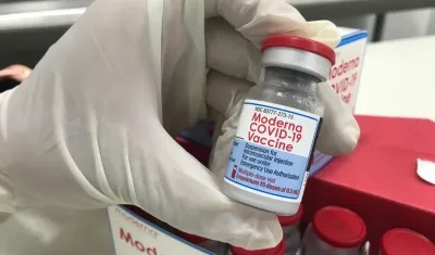 Foto referencia de la vacuna de Moderna