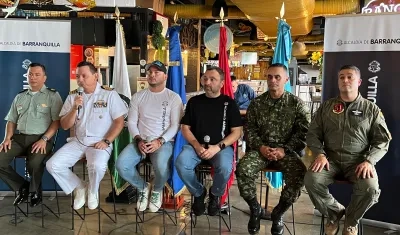 Rueda de prensa por desfile del 20 de julio.