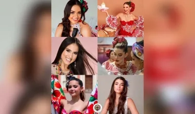 Adjany Kappen, Tatiana Angulo, Gloria Morillo, María Luna Jaramillo, Michelle Senior, Paola Herrera.