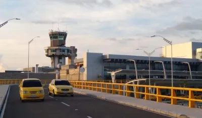 Aeropuerto Ernesto Cortissoz de Barranquilla. 
