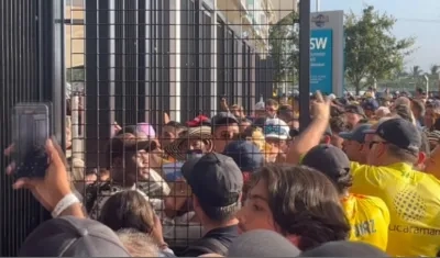 Imagen de los disturbios.