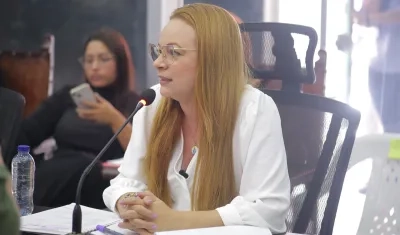 Alejandra Moreno, diputada del Atlántico.