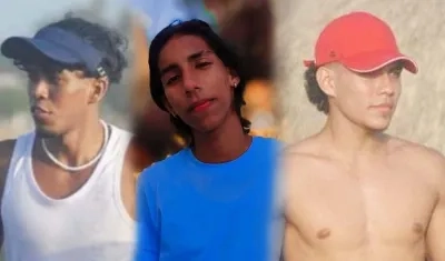 Andrés, Rodolfo y Keiner