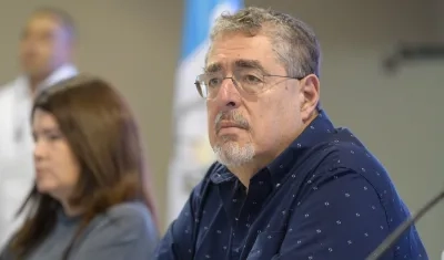 El presidente de Guatemala, Bernardo Arévalo de León.