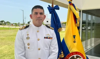 Capitán de Fragata Bernardo Fabio Silva Flórez, capitán de Puerto de Barranquilla.