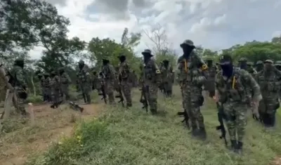 Integrantes de las Autodefensas Conquistadores de la Sierra. 