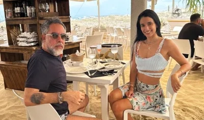 Armando Benedetti y su esposa, Adelina Guerrero.