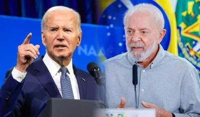 Joe Biden y Luiz Inácio Lula da Silva.