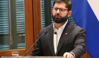 El presidente de Chile, Gabriel Boric.