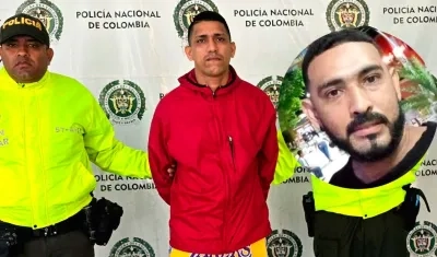 Javier Antonio Jiménez Cervantes, capturado, y Leonardo Habib Rivaldo Pitalúa, en el círculo, asesinado. 