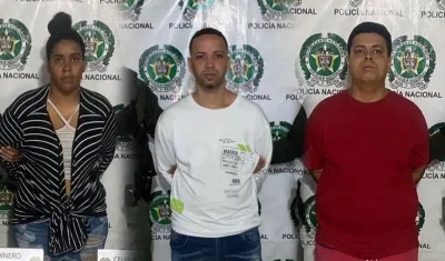 Dos fueron capturados en Soledad y el restante en Barranquilla.