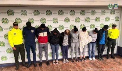 Las capturas se realizaron en varias zonas del país. 