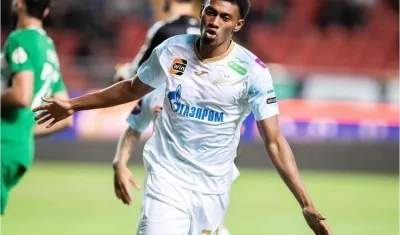 Mateo Cassierra, delantero del Zenit.