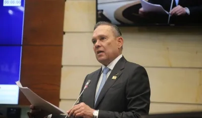 El nuevo presidente del Senado, Efraín Cepeda.