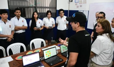 El Alcalde Alex Char.