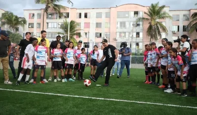 Alcalde Alejandro Char en la inauguración.