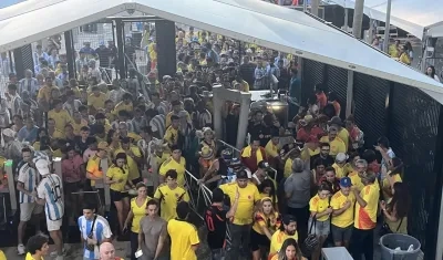 Momentos de tensión en el Hard Rock Stadium.