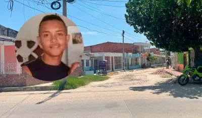 Darwin Andrés Polo Meza fue asesinado en un billar ubicado en esta cuadra. 