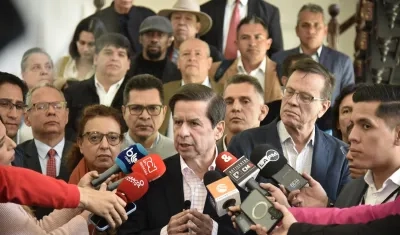 El ministro del Interior, Juan Fernando Cristo.