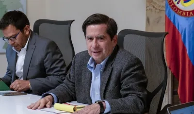 Juan Fernando Cristo, ministro del Interior.