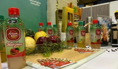 Stand de D'Casa Juice en Agroexpo Caribe 2024.