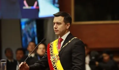 Daniel Novoa, presidente de Ecuador. 