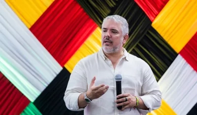 El expresidente de Colombia, Iván Duque.