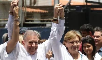 El candidato opositor venezolano Edmundo González Urrutia.