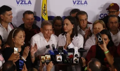 Edmundo González y María Corina Machado.