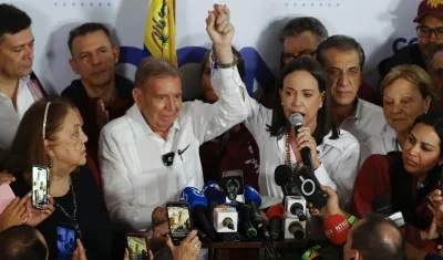 Edmundo González y María Corina Machado.
