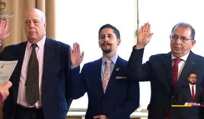 Daniel García-Peña, Sebastián Guanumen y Jorge Rojas.