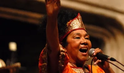 Totó La Momposina, máxima referente de folclor. 