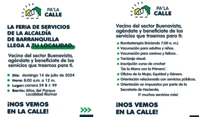 Feria Distrital de la Alcaldía de Barranquilla. 