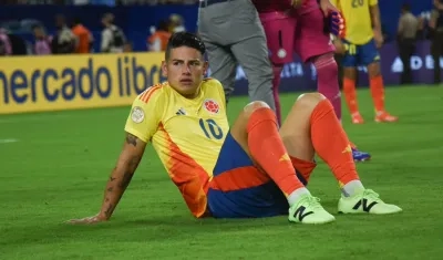 James luego de perder la final.