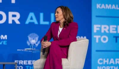 La vicepresidenta de Estados Unidos, Kamala Harris.