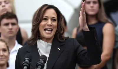 La vicepresidenta de Estados Unidos, Kamala Harris.