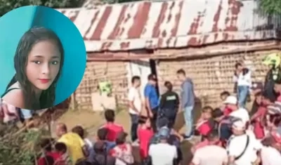 La joven fue asesinada al interior de su vivienda. 