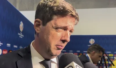 Ignacio Alonso, presidente de la Asociación Uruguaya de Fútbol.