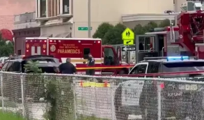 Imagen del sitio donde fue abatido el hombre.