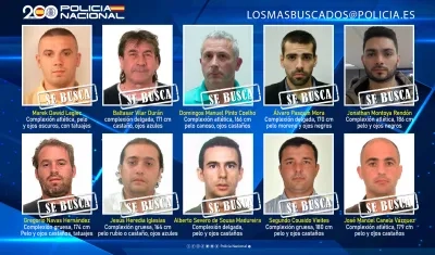 Jonathan Montoya Rendón en el cartel de los más buscados en España.