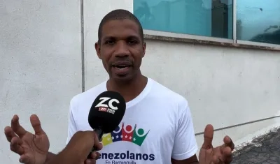 Juan Carlos Viloria, vicepresidente de Venezolanos en Barranquilla.