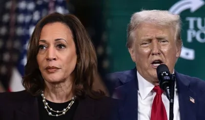 Kamala Harris y Donald Trump.