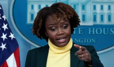Karine Jean-Pierre, portavoz de la Casa Blanca
