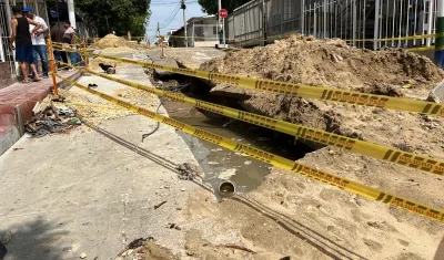 En la carrera 8B entre calles 41 y 40.