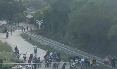 Lugar donde fueron hallados los cuerpos. 