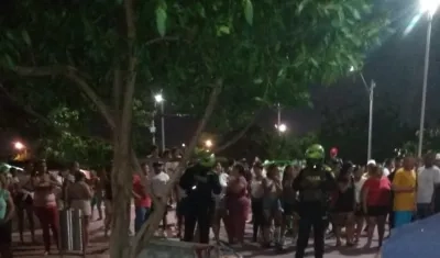 El crimen ocurrió en el parque del barrio La Viola. 