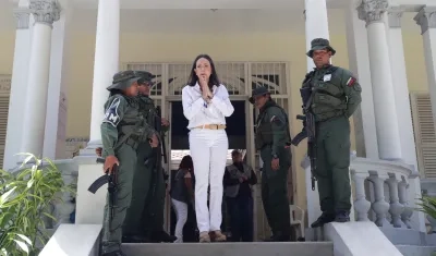 La líder opositora de Venezuela, María Corina Machado.
