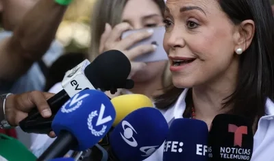 La líder opositora María Corina Machado.