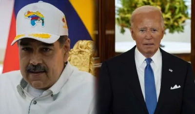 Nicolás Maduro y Joe Biden.