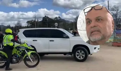 Salvatore Mancuso salió con escolta de la UNP.